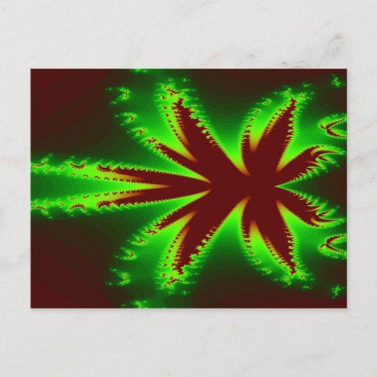 Dragonfly in Flammen Postkarte (Vorderseite)