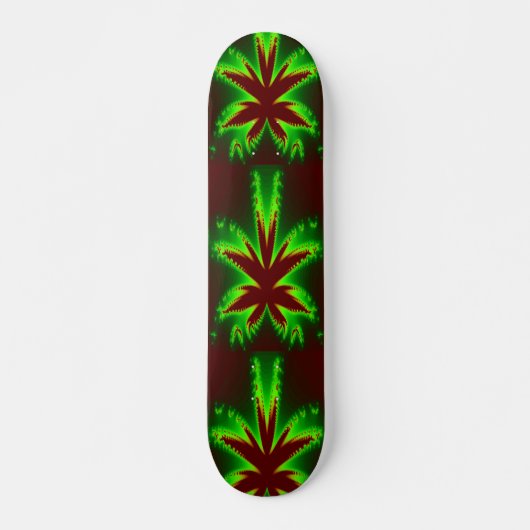 Dragonfly in Flammen Skateboard (Vorne)