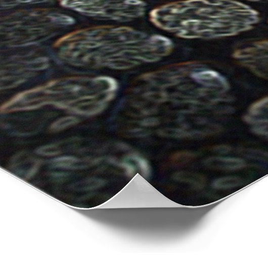 Dragonfly in Flight Poster (Ecke)