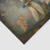 Dragonfly in Florals 2 Dekoupage Paper Seidenpapier (Ausschnitt)