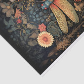 Dragonfly in Florals 4 Dekoupage Paper Seidenpapier (Ausschnitt)