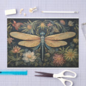 Dragonfly in Florals 5 Dekoupage Paper Seidenpapier (Handwerk)