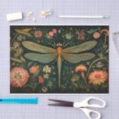 Dragonfly in Florals 6 Dekoupage Paper Seidenpapier (Handwerk)