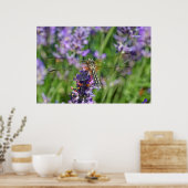 Dragonfly in Lavender Garden Poster (Küche)
