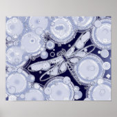 Dragonfly in Sky Poster (Vorne)