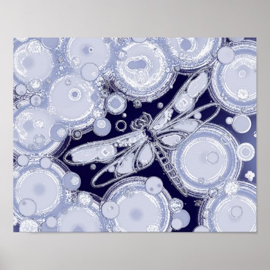 Dragonfly in Sky Poster (Vorne)