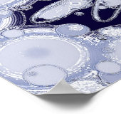 Dragonfly in Sky Poster (Ecke)