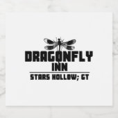 Dragonfly Inn Schaumweinetikett (Einzelnes Label)