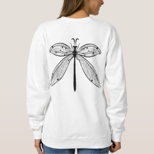 Dragonfly Insekt Kunst, Dichtung und Musik Sweatshirt