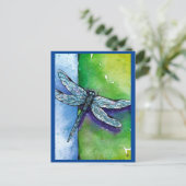 Dragonfly, Insekt, Natur, Nordsee Postkarte (Stehend Vorderseite)