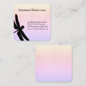 Dragonfly | Insekt Quadratische Visitenkarte (Vorne/Hinten)