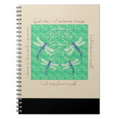 Dragonfly | Inspirational Spiral Notebook Notizblock (Vorderseite)