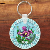 Dragonfly Iris Schlüsselanhänger (Vorderseite)