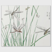 DRAGONFLY JAPANESISCHES Wrackpapier Geschenkpapier (Flach)