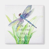 Dragonfly Joy Message Magnet (Vorne)
