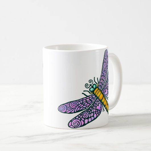 Dragonfly Kaffeetasse (VorderseiteRechts)