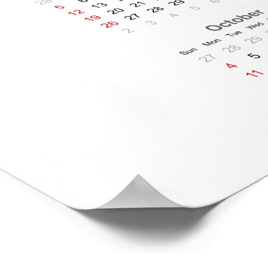 Dragonfly-Kalender 2020-Poster Poster (Ecke)