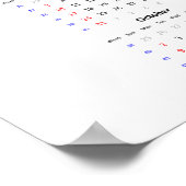 Dragonfly Kalender 2022 Poster - Sonntagsstart (Ecke)