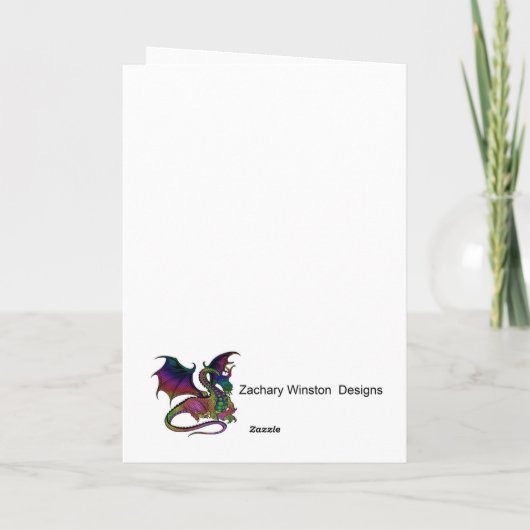 Dragonfly Karte (Rückseite)