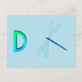 Dragonfly-Karte Postkarte