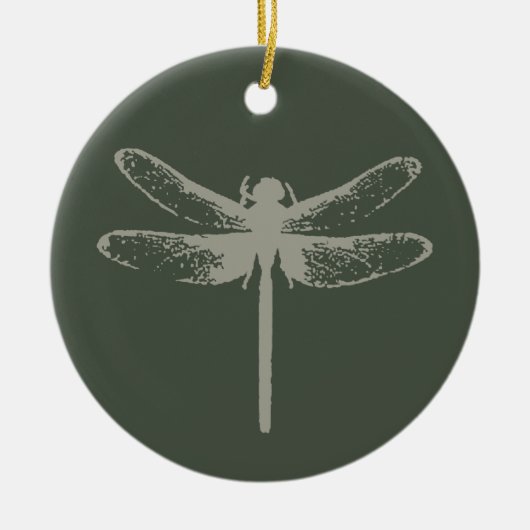 Dragonfly Keramik Ornament (Vorne)