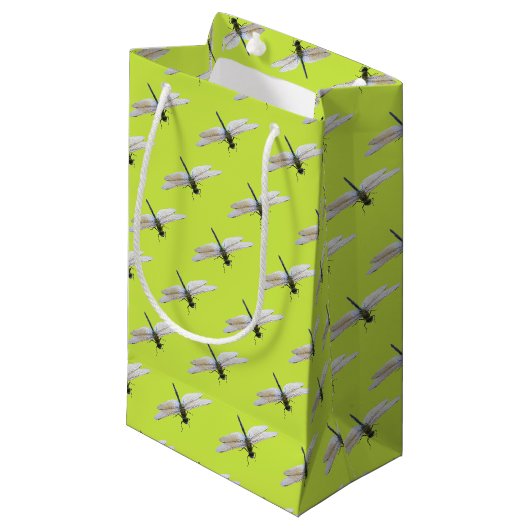 Dragonfly Kleine Geschenktüte (Vorderseite Schrägansicht)