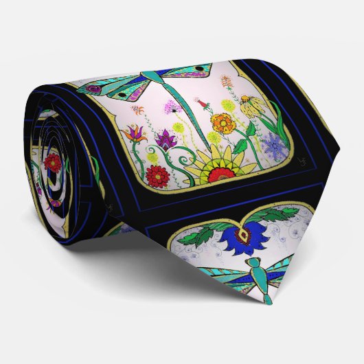 Dragonfly Krawatte (Gerollt)