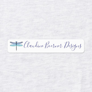 Dragonfly Labels für Fabric Crafter oder Künstler Etiketten