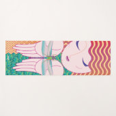 Dragonfly Lady Yoga Mat Yogamatte (Vorderseite (Horizontal))
