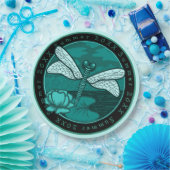 Dragonfly Lake Life Pappteller (Party)