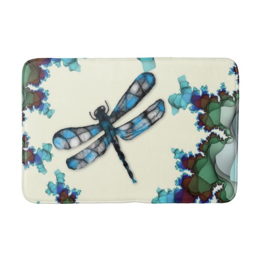 Dragonfly Land Bath Mat Badematte (Vorderseite)