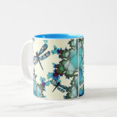Dragonfly Land-Tasse Zweifarbige Tasse (Vorderseite Links)