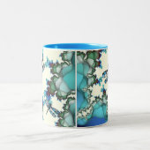 Dragonfly Land-Tasse Zweifarbige Tasse (Mittel)