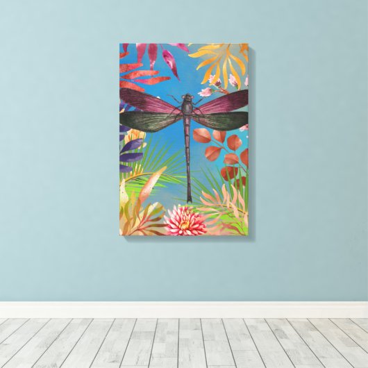 Dragonfly Leinwanddruck (Insitu (Holzboden))