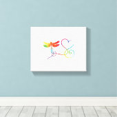 Dragonfly Leinwanddruck (Insitu (Holzboden))