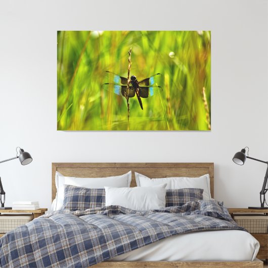 Dragonfly Leinwanddruck (Insitu (Schlafzimmer))
