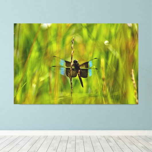 Dragonfly Leinwanddruck (Insitu (Holzboden))