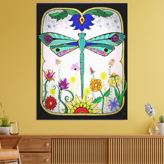 Dragonfly Leinwanddruck (Insitu (Wohnzimmer))
