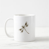 Dragonfly Leopard Print Swarm Nymph Animal Lover W Kaffeetasse (Links)
