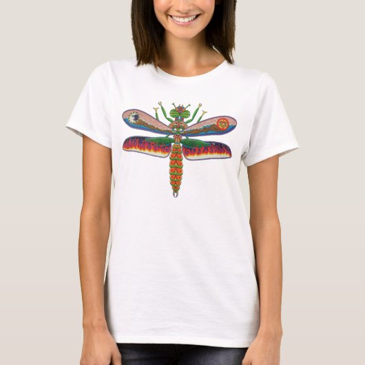 Dragonfly/Libelle Psycho T-Shirt (Vorderseite)
