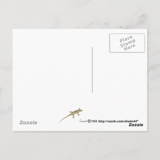 Dragonfly-Liebe Postkarte (Rückseite)
