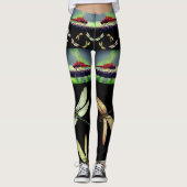 Dragonfly-Liebhaber - Kompression Leggings (Vorderseite)