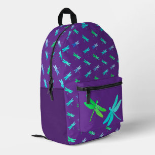 Dragonfly Lila Bright Kids Bedruckter Rucksack