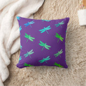 Dragonfly Lila Bright Kids Room Kissen (Decke)