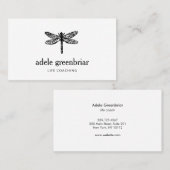 Dragonfly-Logo Holistische Wellness Visitenkarte (Vorne/Hinten)
