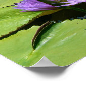 Dragonfly Lotus Poster (Ecke)