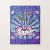Dragonfly Lotus Puzzle (Vertikal)