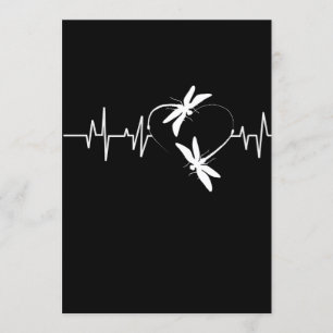 Dragonfly Lover Geschenk   Funny Dragonfly Herzsch Einladung