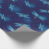 Dragonfly Lover Nature Themed Dragonflies Print Geschenkpapier (Ecke)