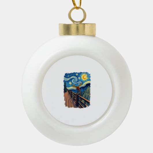 Dragonfly Lovers Artistic Dragonfly Keramik Kugel-Ornament (Vorderseite)